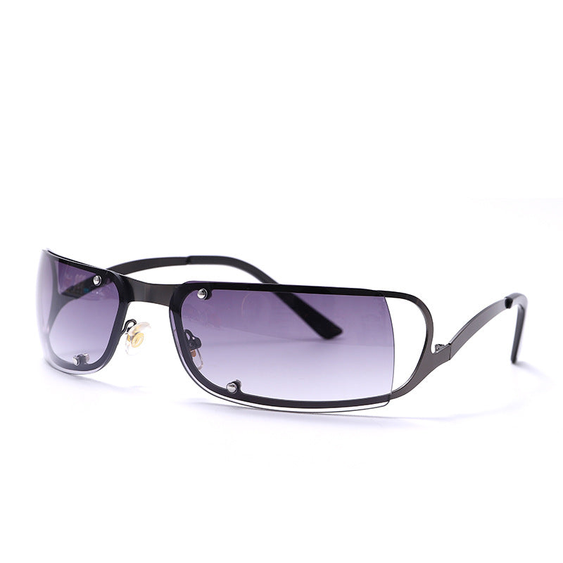 Small Frame Oval Street Sunglasses