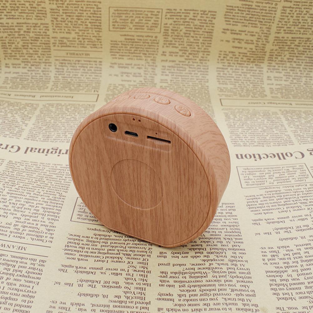 Mini Wood Bluetooth Speaker Portable