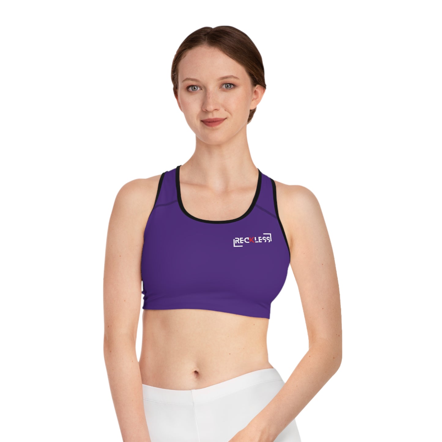 RECKLESS - PURPLE Sports Bra