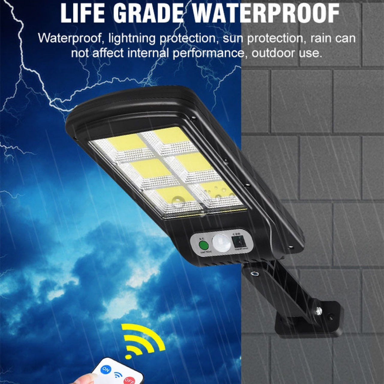 Waterproof High-brightness Solar Wall Light