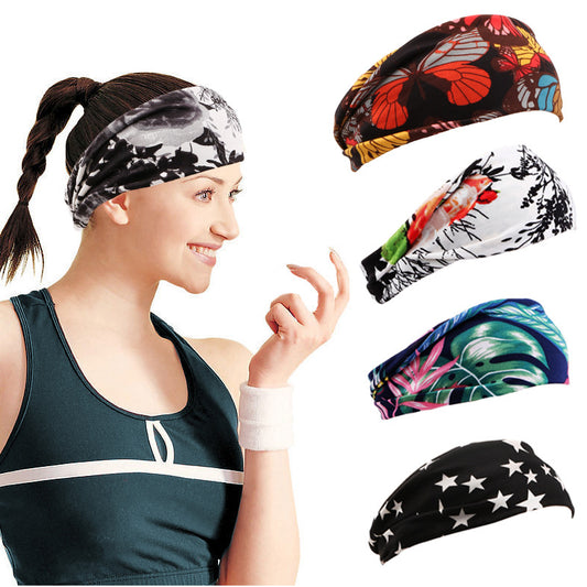 Printed Sports Headband Yoga Headband