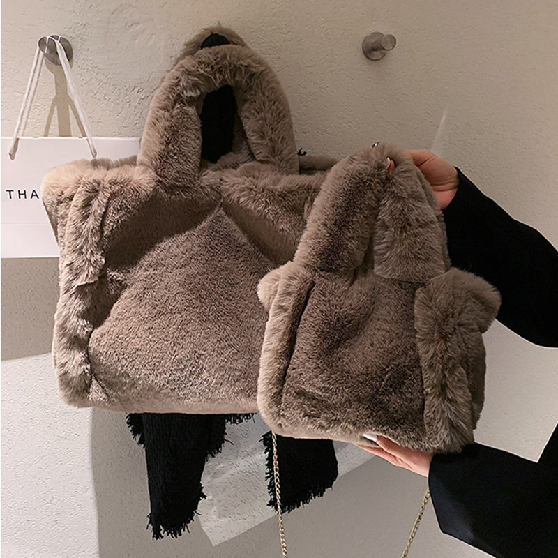 Winter Plush Handbag