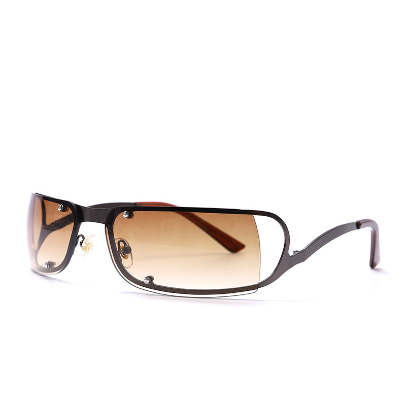 Small Frame Oval Street Sunglasses