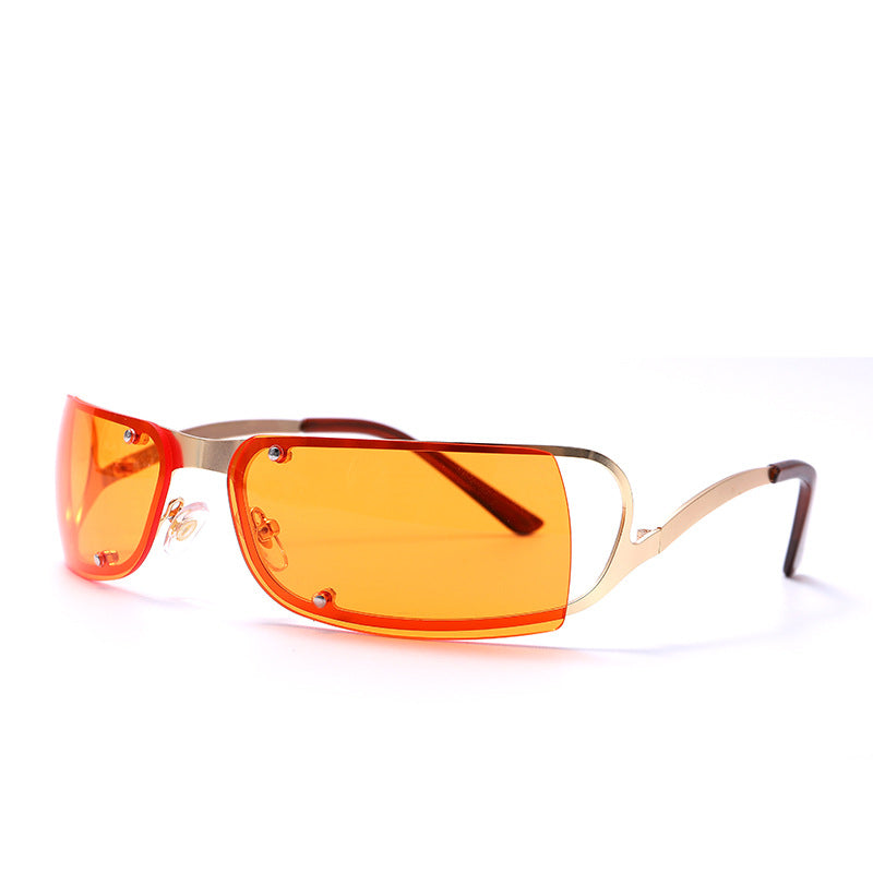 Small Frame Oval Street Sunglasses