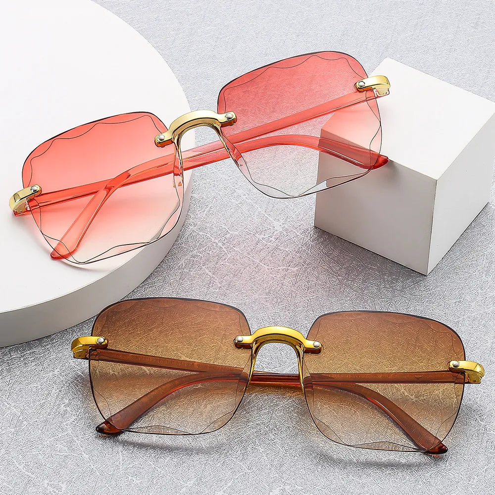 New Rimless Women's Sunglasses