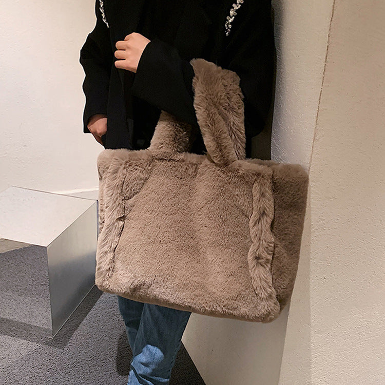 Winter Plush Handbag