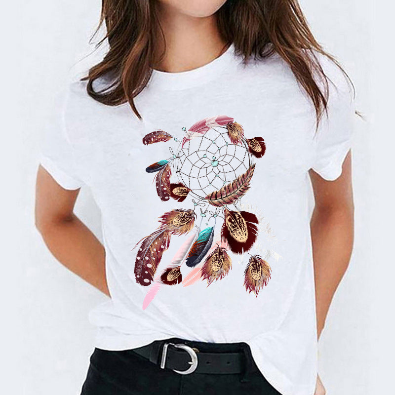 Cartoon Love Cute Short Sleeve T-shirt